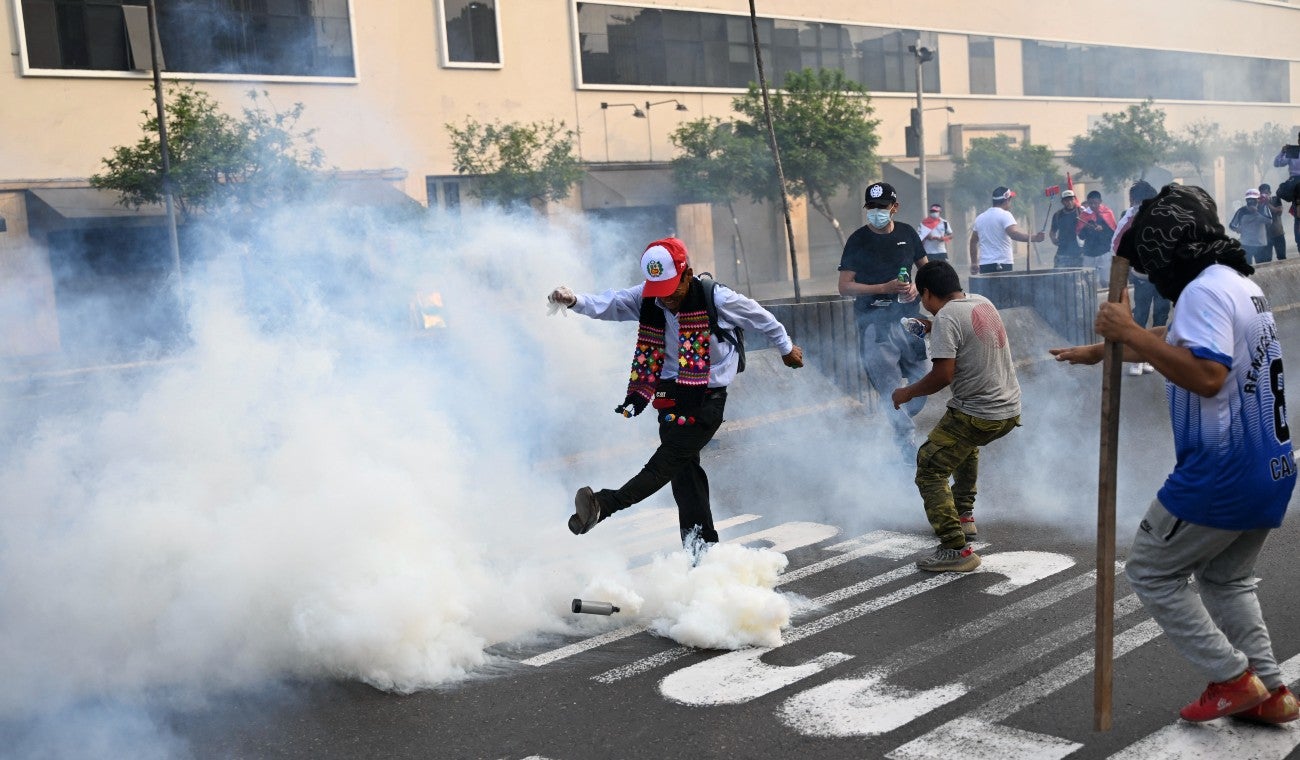 Protestas en Perú