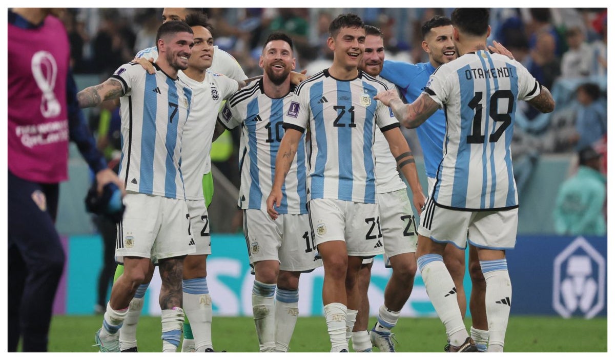 Rodrigo de Paul de Argentina ante de final de Qatar