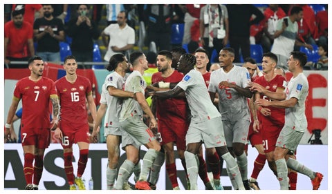 Suiza y Serbia en el Mundial de Qatar