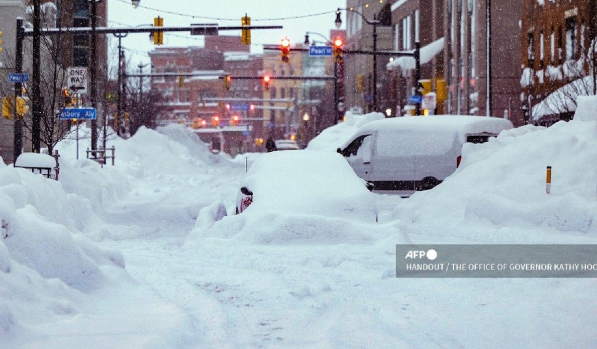 Tormenta de nieve en Nueva York