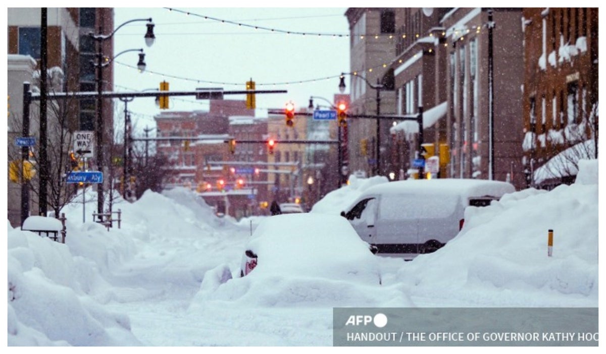 Tormenta invernal en Estados Unidos