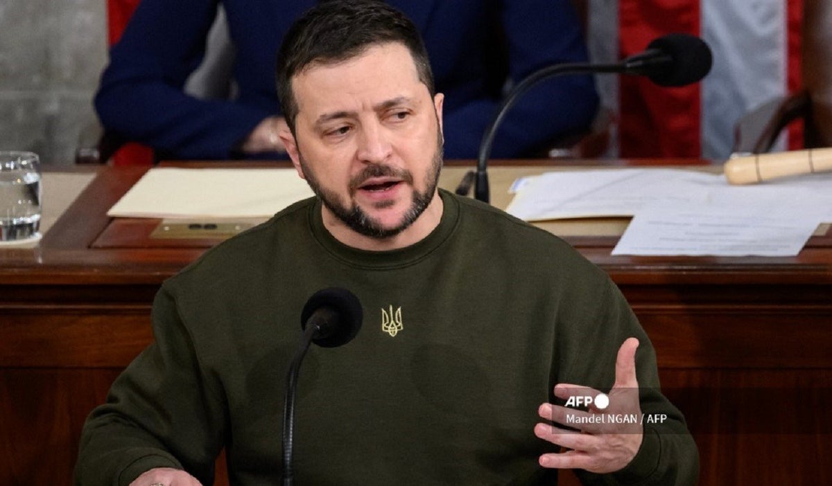 Volodymyr Zelensky, presidente de Ucrania