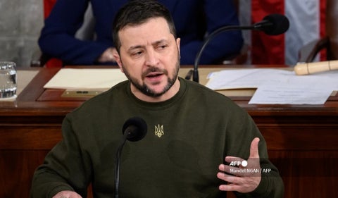 Volodymyr Zelensky, presidente de Ucrania
