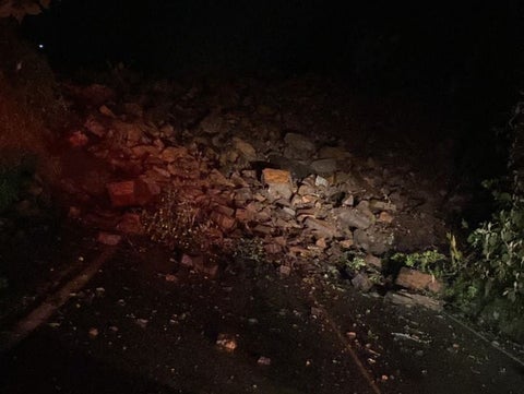 Deslizamiento Pacho - Zipaquirá, en Cundinamarca.