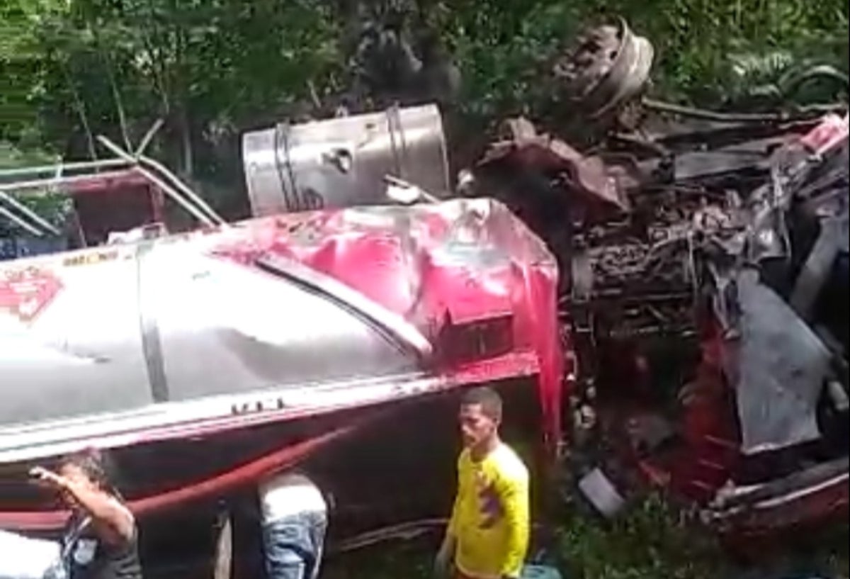 Trágico accidente de tránsito.