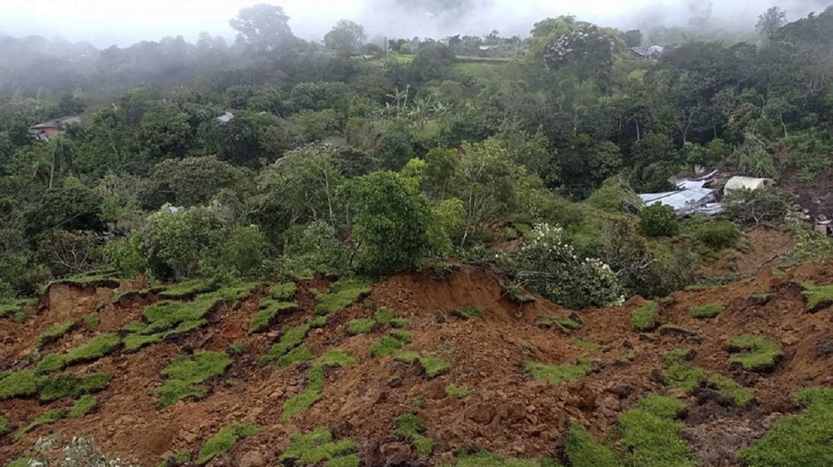 Deslizamiento en Rosa (Cauca)