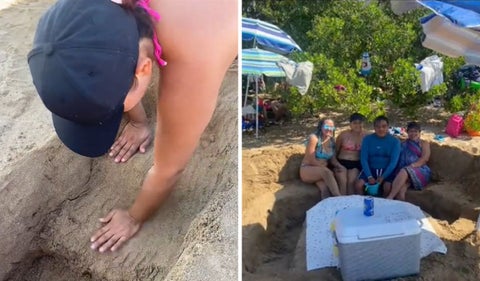 Familia haciendo una sala