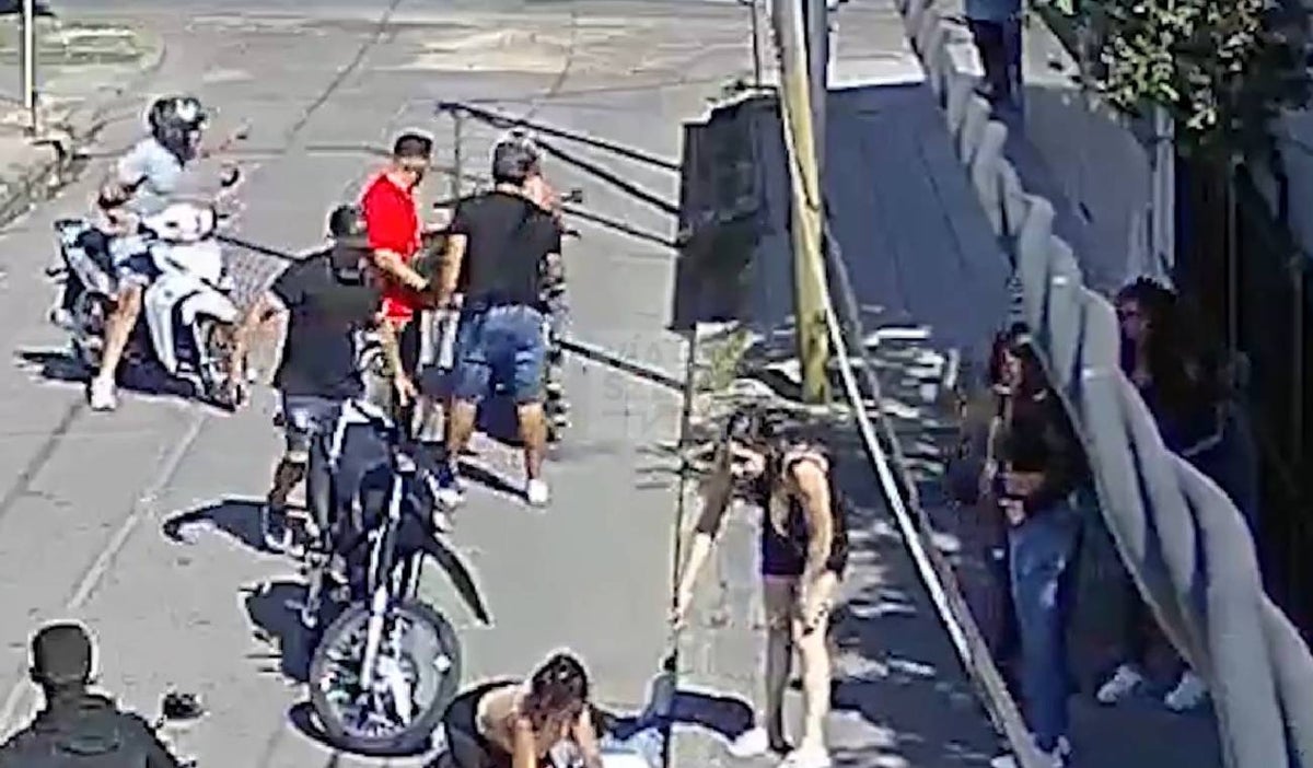 Accidente en moto