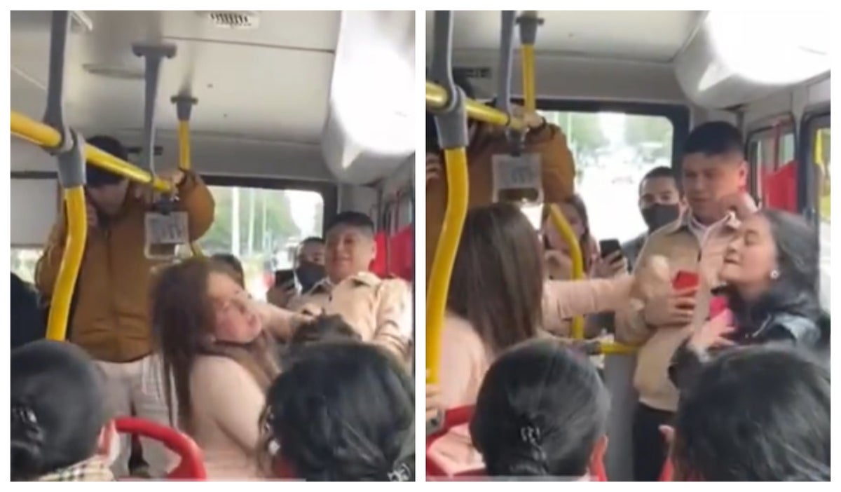 Agresión a mujer por colarse en Transmilenio