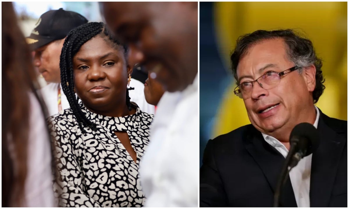 Francia Márquez y Gustavo Petro