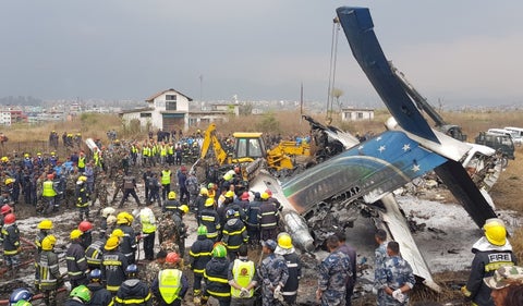 Accidente avión Nepal