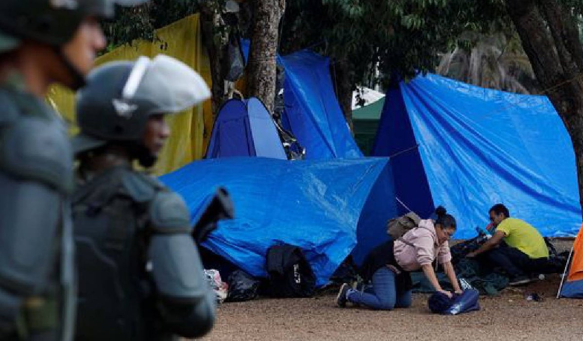 Campamento en Brasil