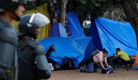 Campamento en Brasil
