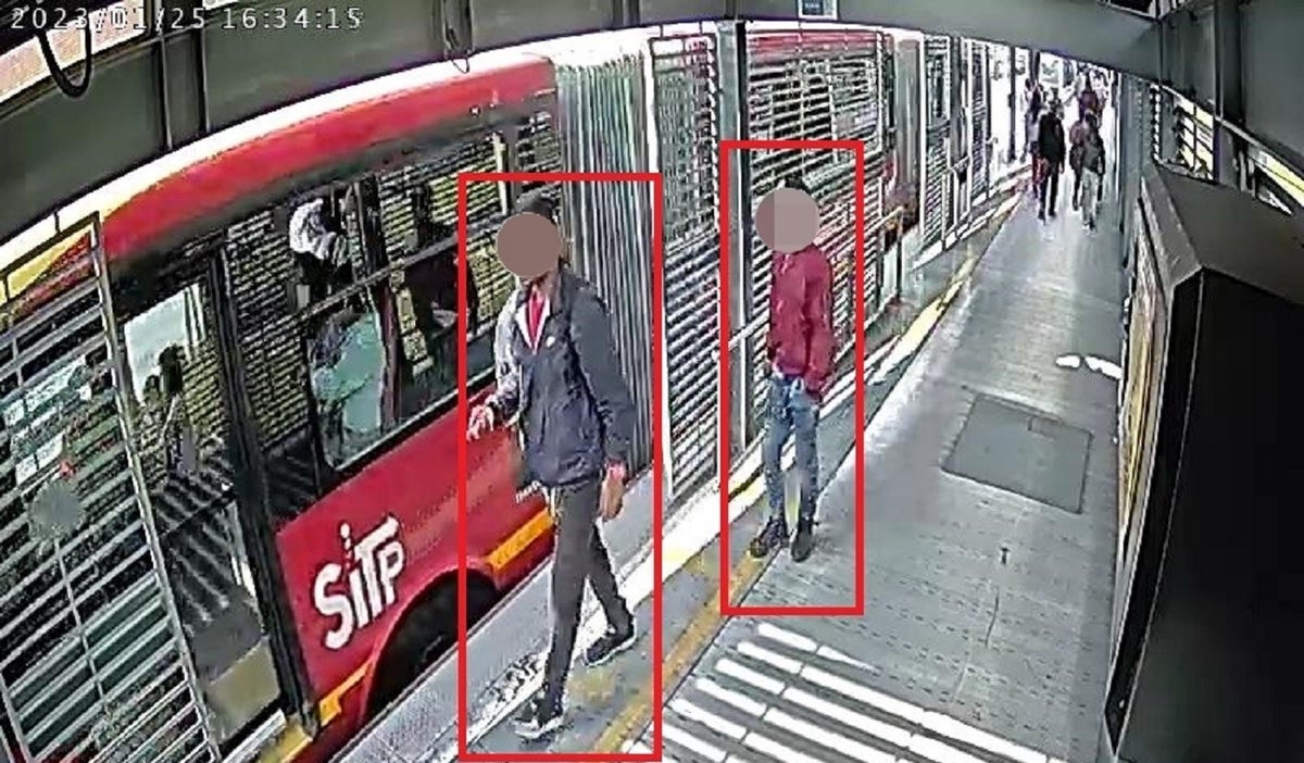 Captura ladrones de Transmilenio