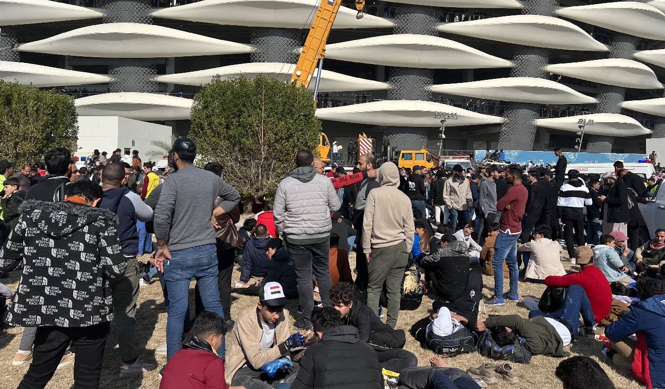 Estampida en Irak antes de un partido
