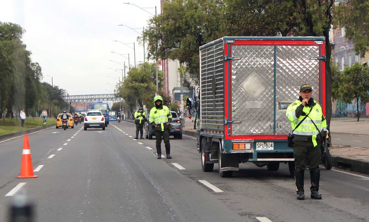 Primer día de nuevo pico y placa en Bogotá