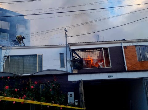 Incendio en Bogotá