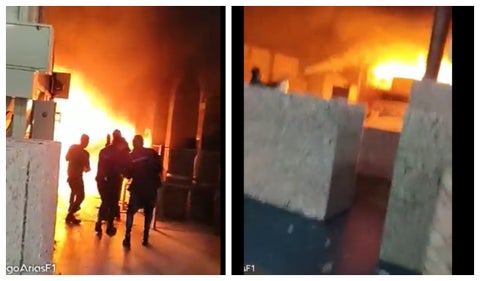 Incendio en Calle 80