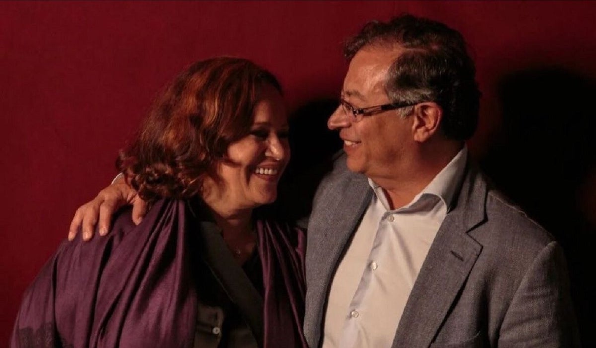 Jennifer Steffens y Gustavo Petro