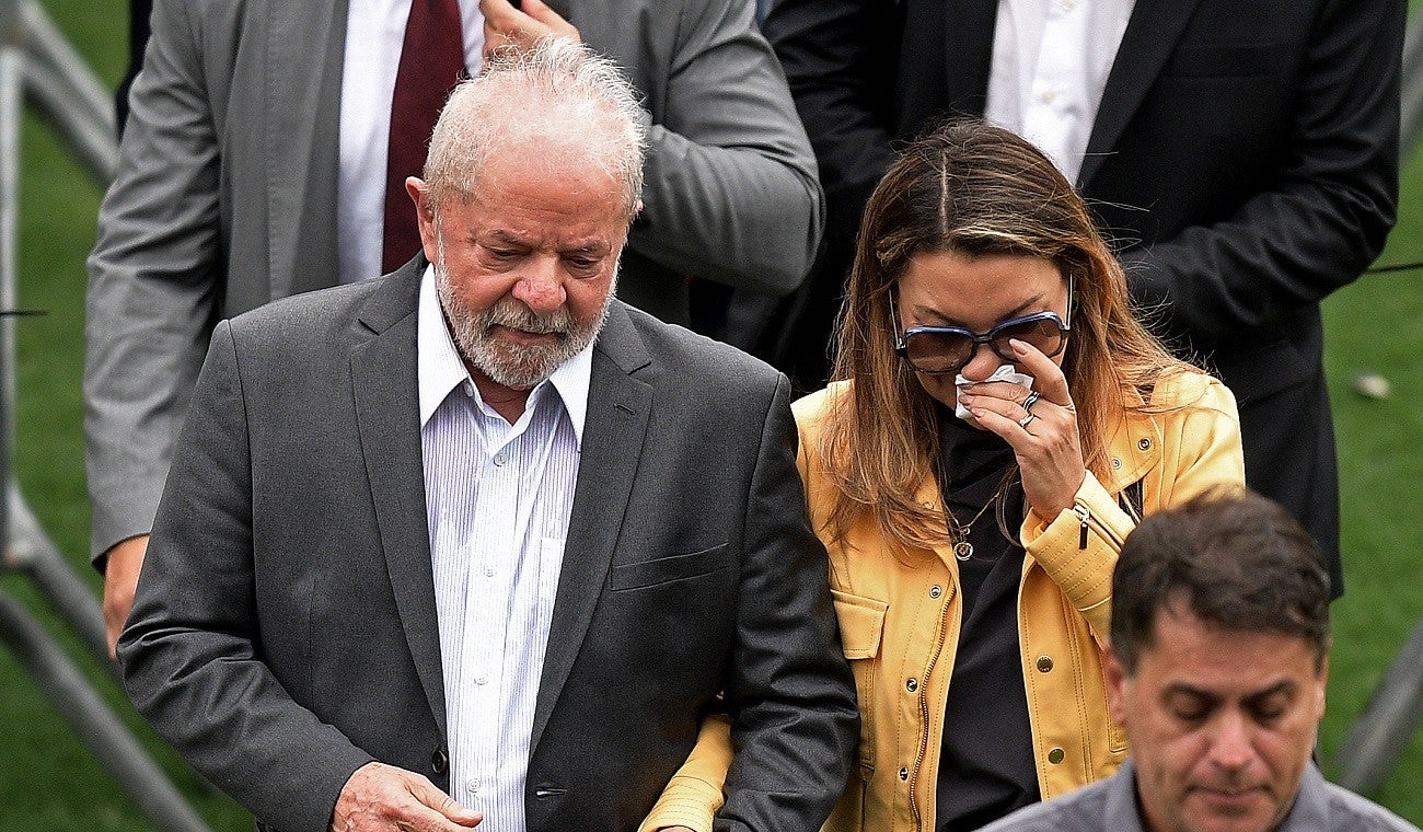 Lula Da Silva asistió al funeral de Pelé