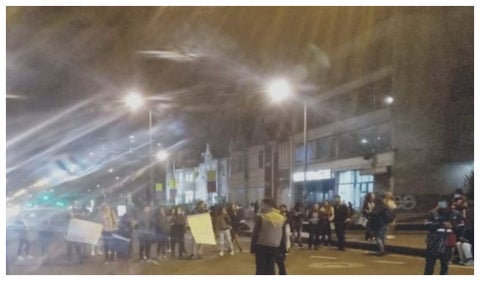 Manifestaciones en Bogotá