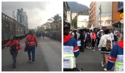 Manifestaciones en Bogotá