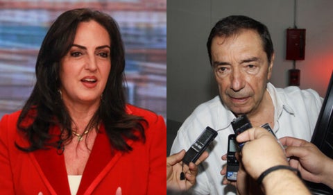 María Fernanda Cabal y Fuad Char