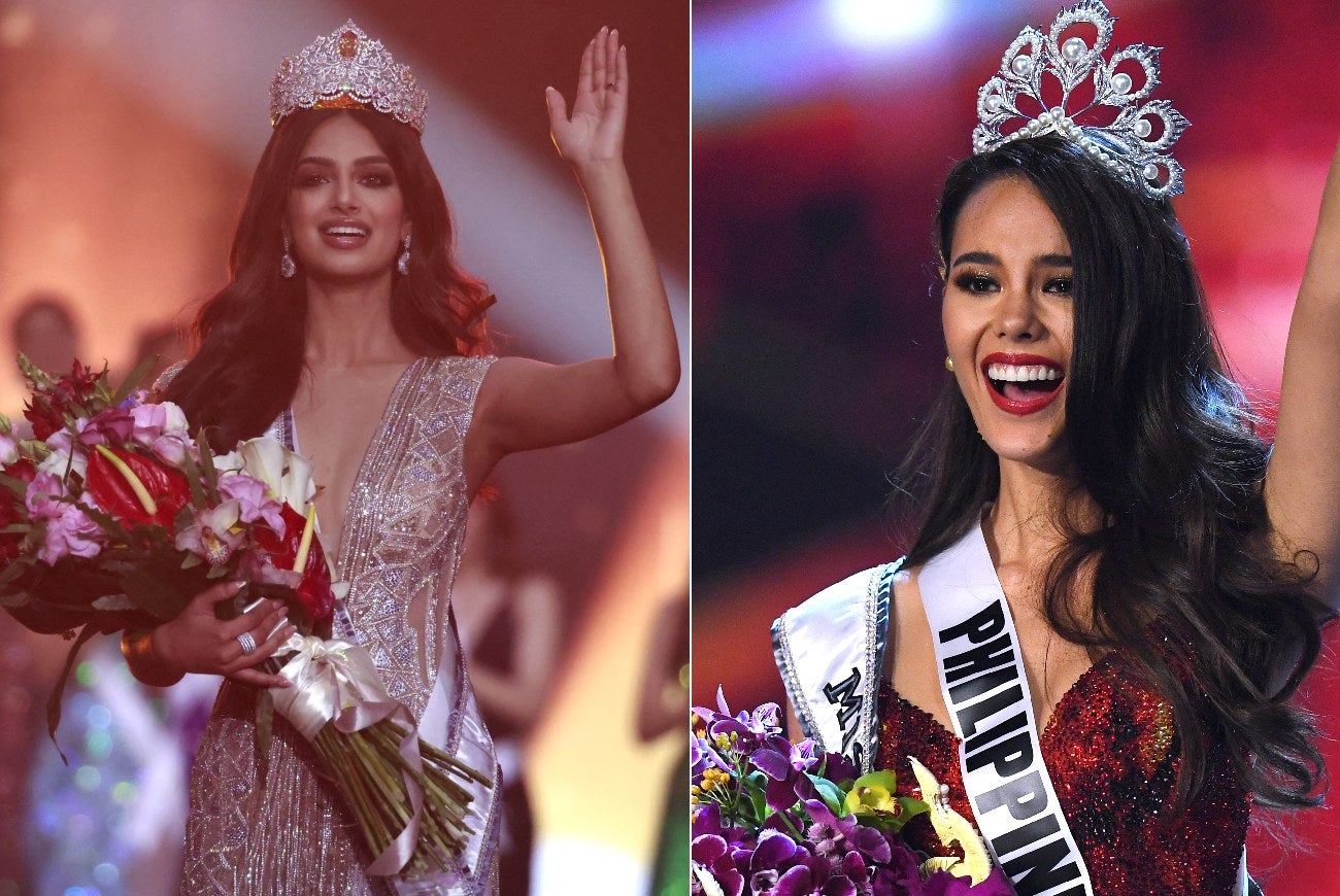 Mis Universo 2021 y Miss Universo 2013