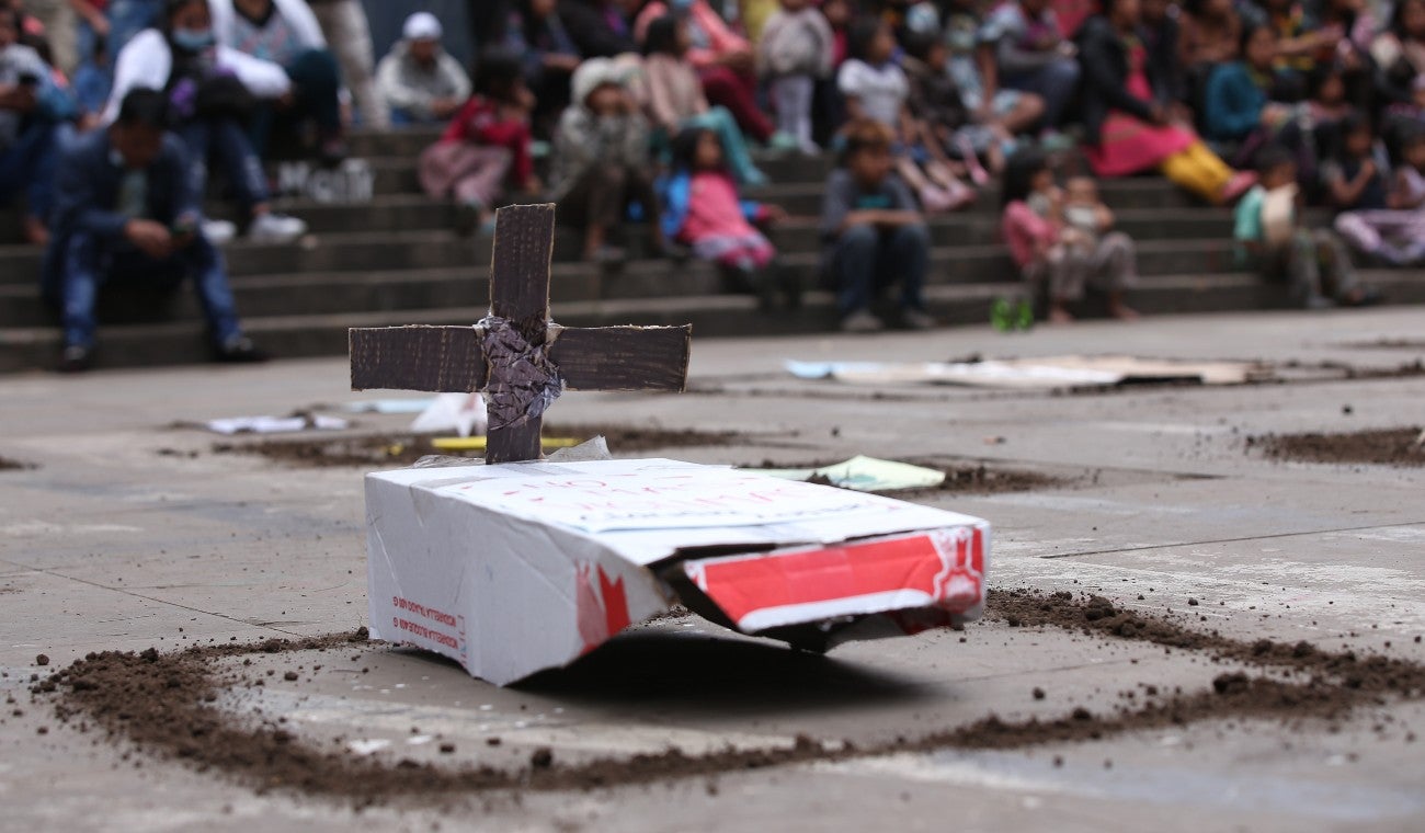 Muerte de menor embera