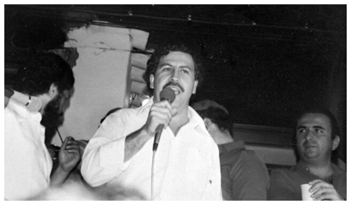 Pablo Escobar cuando estaba vivo