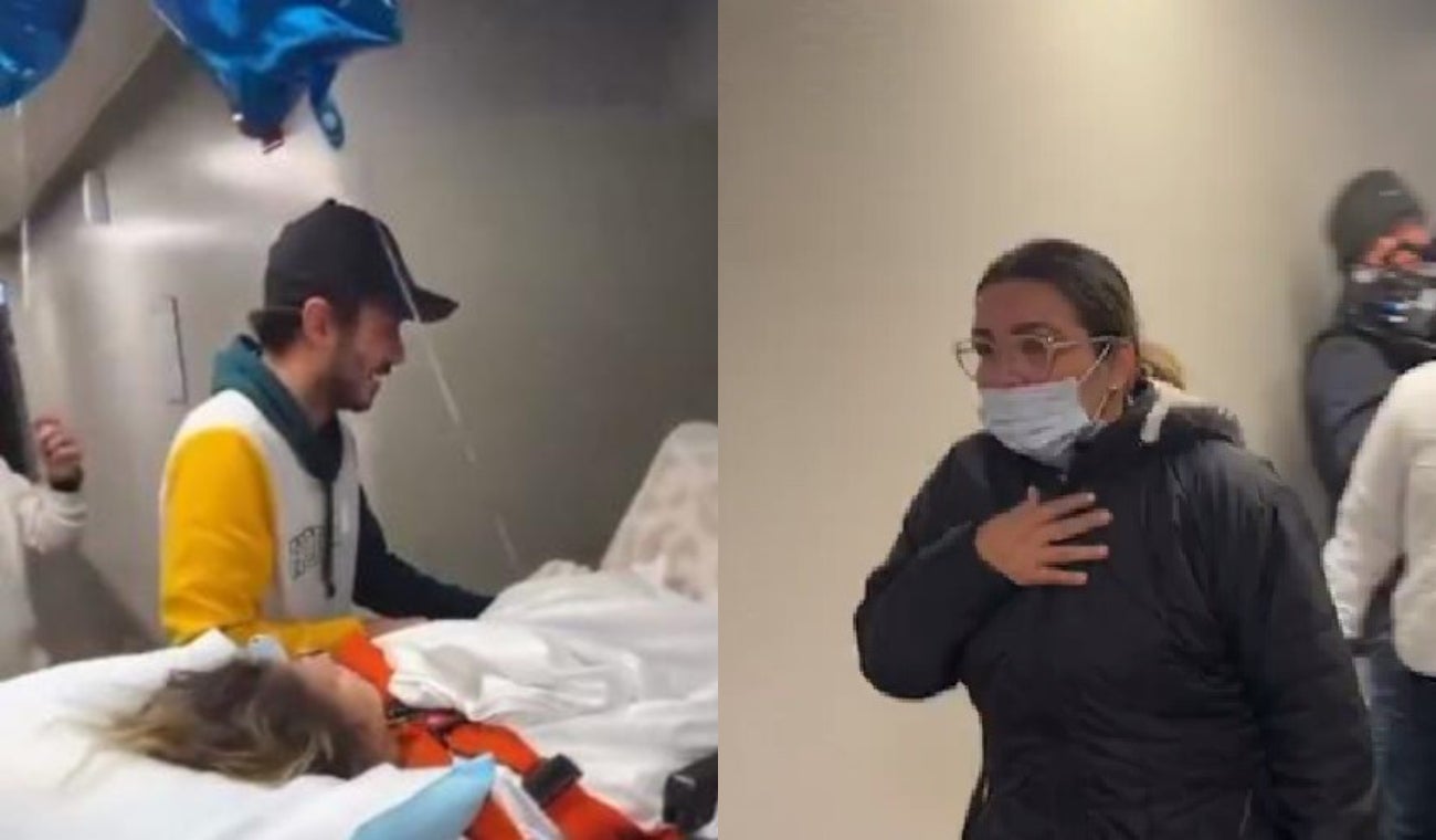 Reencuentro de Paula Durán con sus padres