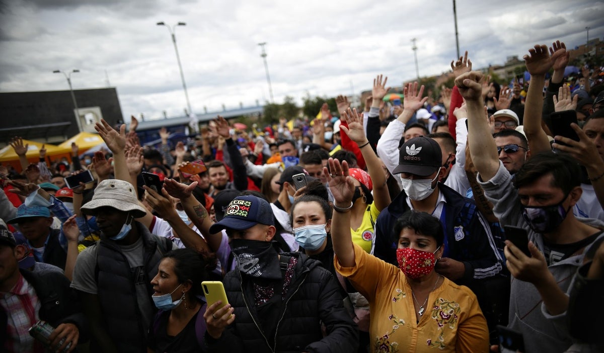 Protesta de la oposición