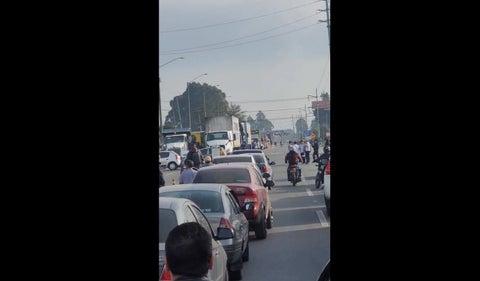 Protestas en el peaje de Siberia