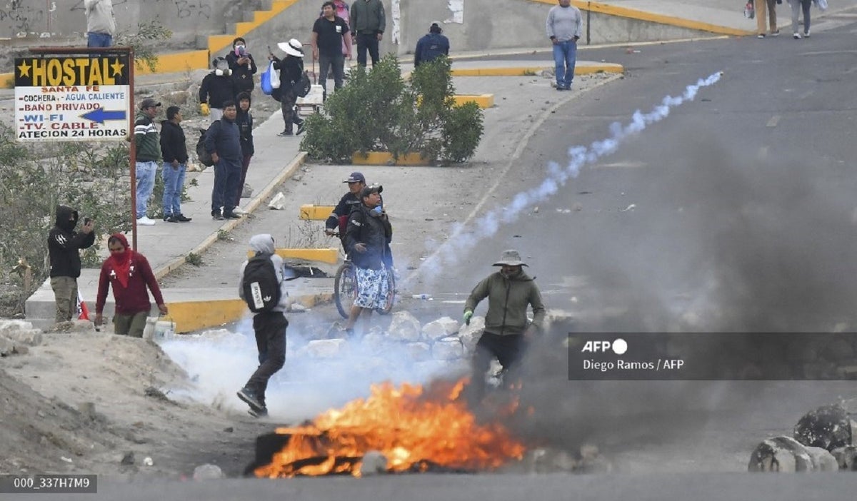Protestas en Perú