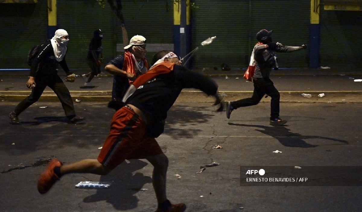 Protestas en Perú