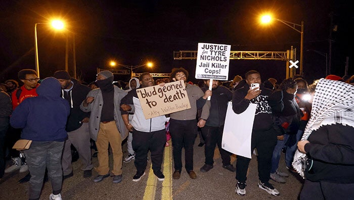 Protestas por la muerte de joven afro