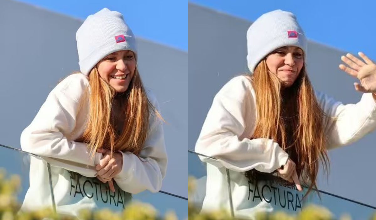 Shakira lució un saco con "la mujeres no lloran, las mujeres facturan"