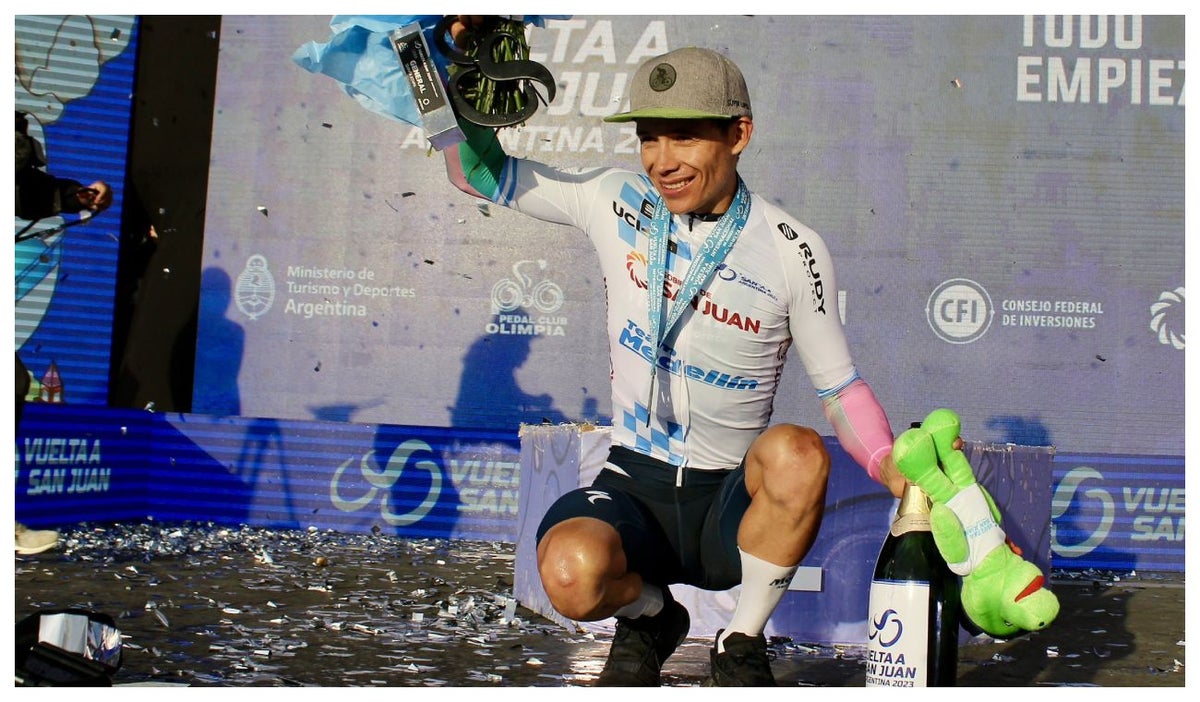 Superman López en la Vuelta San Juan