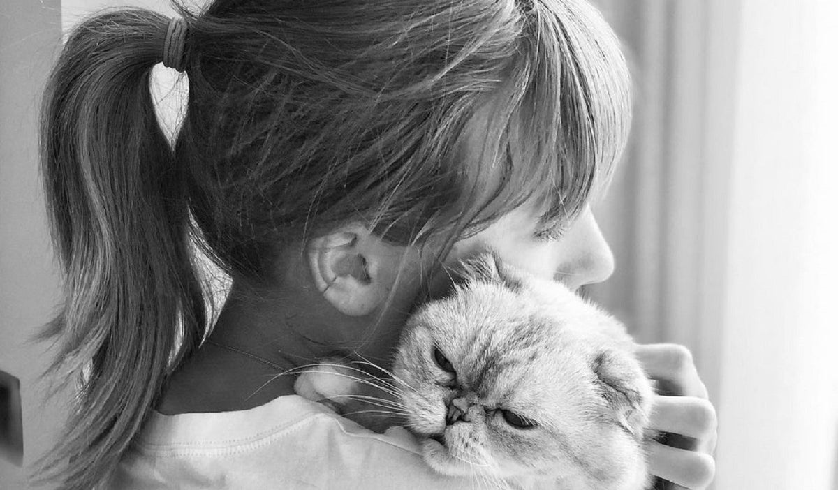 Taylor Swift y su gata