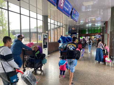 Terminal de Transporte el Salitre en Bogotá