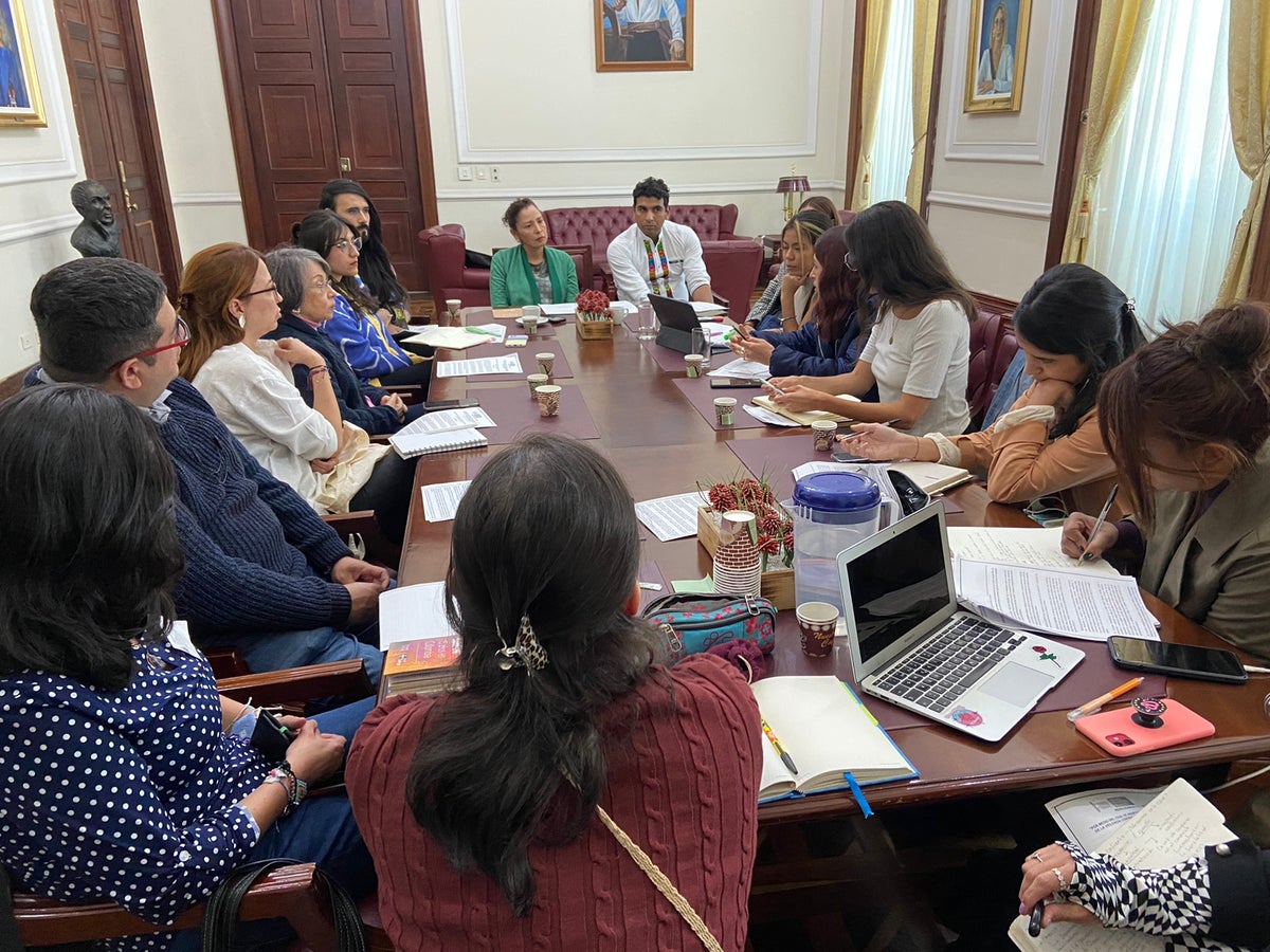 Reunión extraordinaria en la Cámara de Representantes.