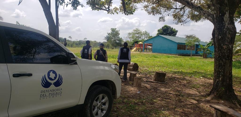 Defensoría del Pueblo visita zonas afectadas por el conflicto armado en Arauca