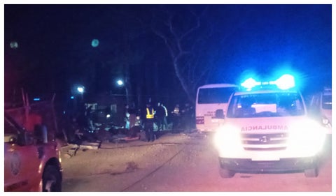 Accidente de bus en Panamá