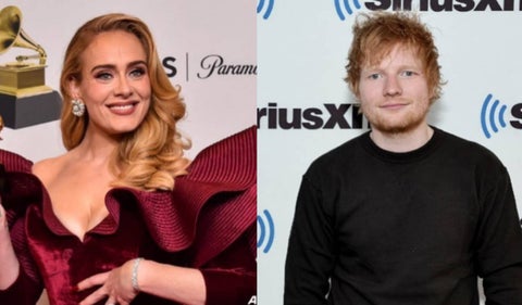 Adele y Ed Sheeran