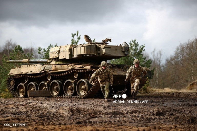 Tanque de guerra ucraniano