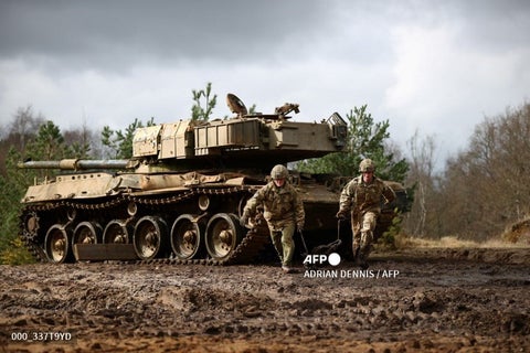 Tanque de guerra ucraniano