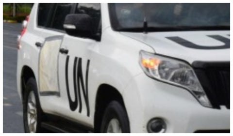 Foto de referencia Camioneta de la ONU