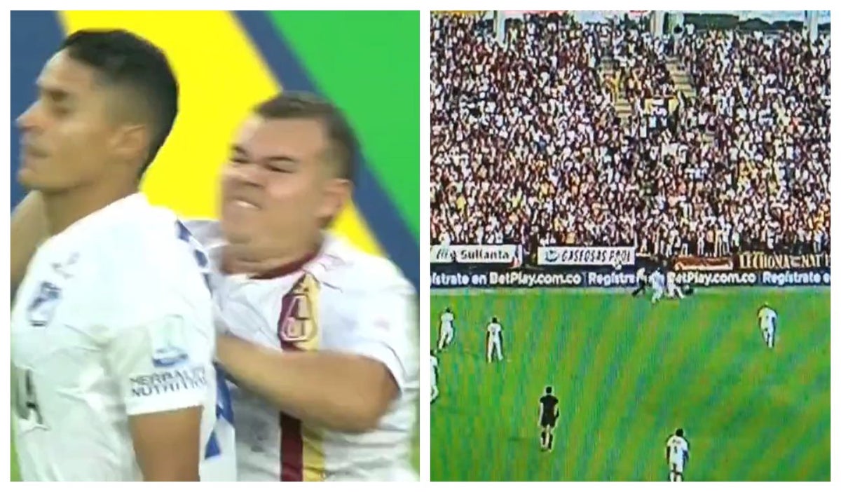 Millonarios vs Ibagué: Agresión a Daniel Cataño