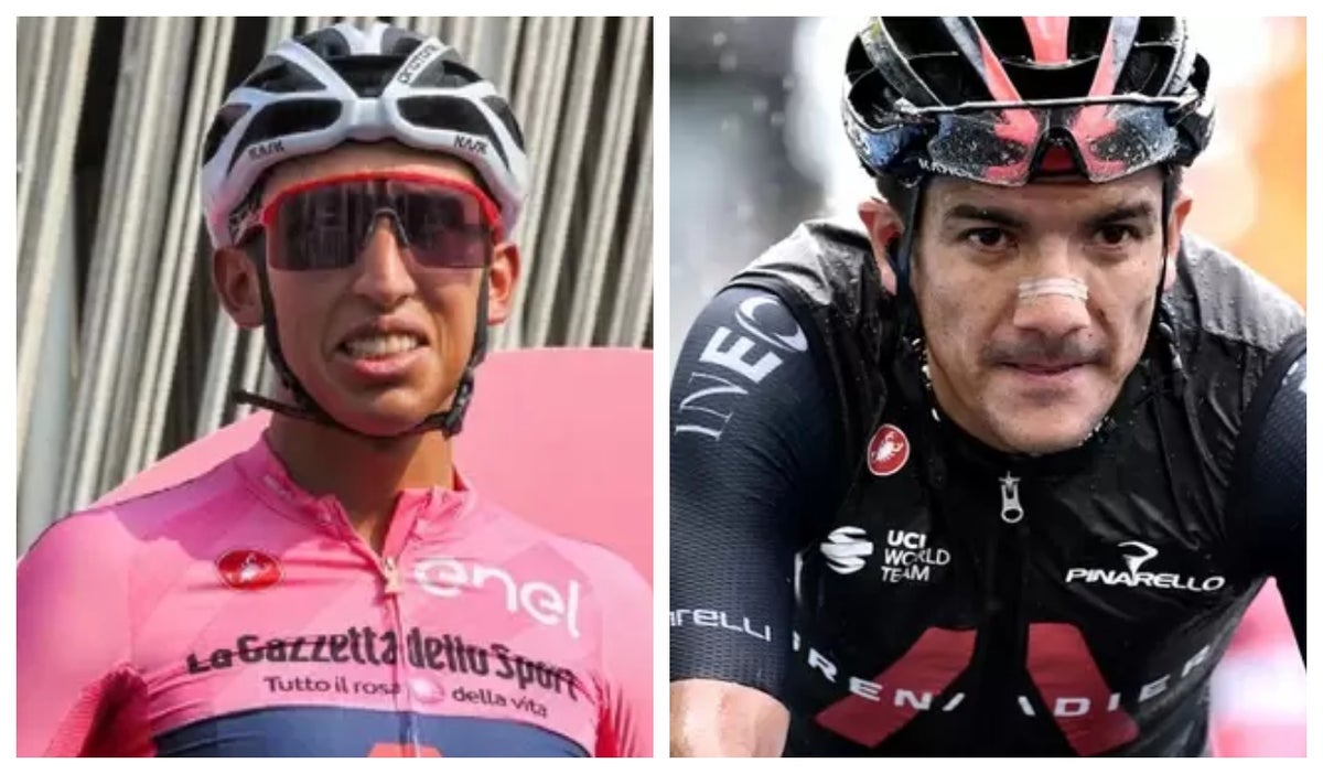Egan Bernal y Richard Carapaz
