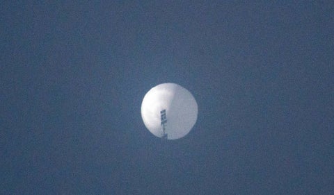 Globo espía sobrevolando en Estados Unidos